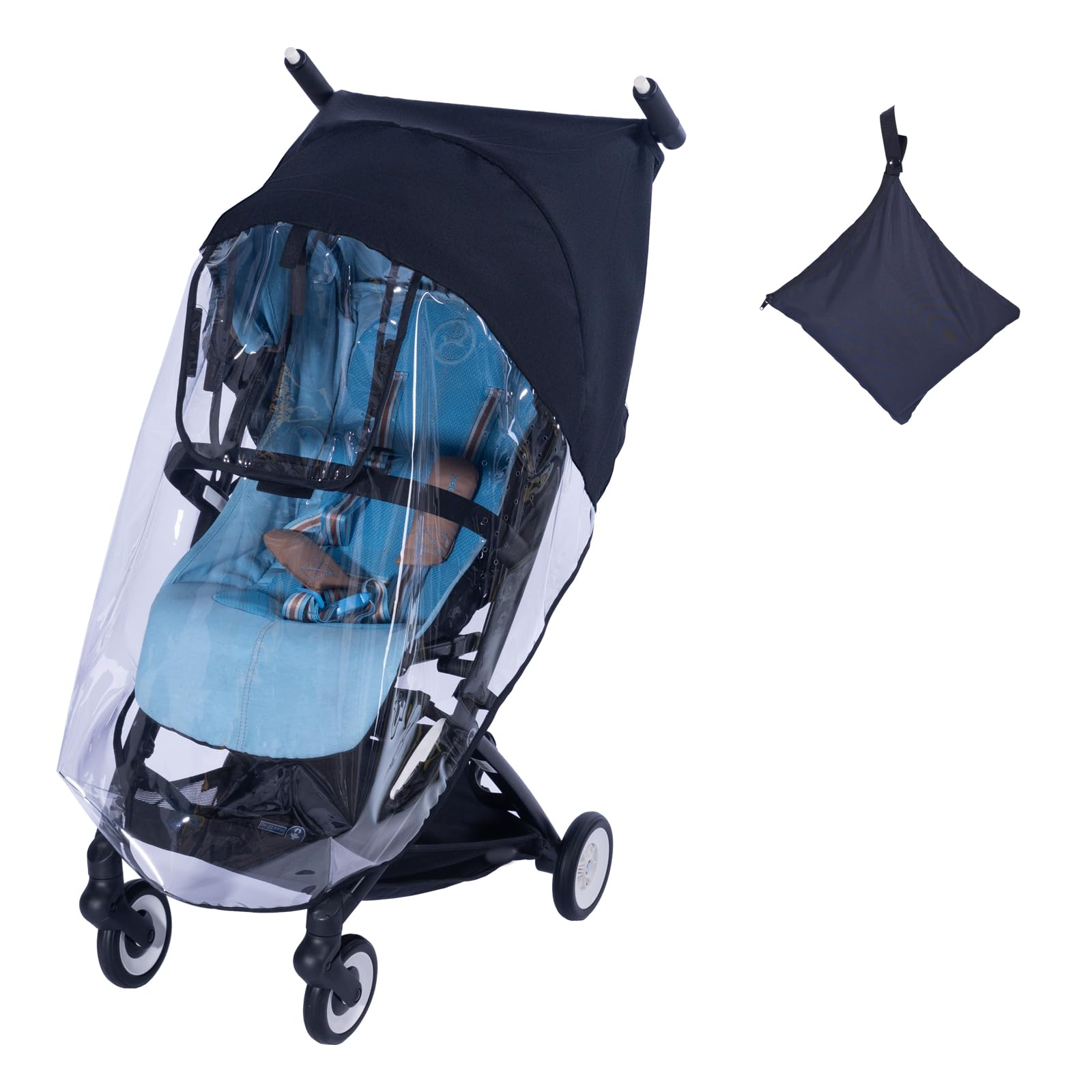 Lilyee Fimmy Stroller raincover Windshield Thermal Protective Cover with Storage Bag Compatible with Cybex Libelle Stroller