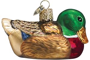 Old World Christmas Ornaments: Mallard Glass Blown Ornaments