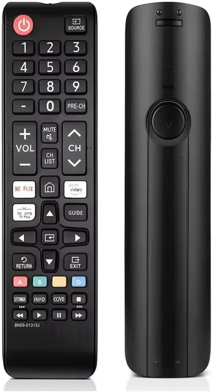 BN59-01315J Universal Remote Control for Samsung TV Remote, Replacement for All Samsung LCD LED HDTV 3D Smart TVs Models with Netflix, Video and Samsung TV Plus