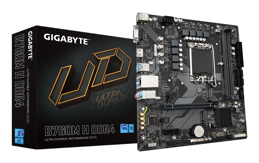 GIGABYTE B760M H DDR4 Micro ATX Motherboard