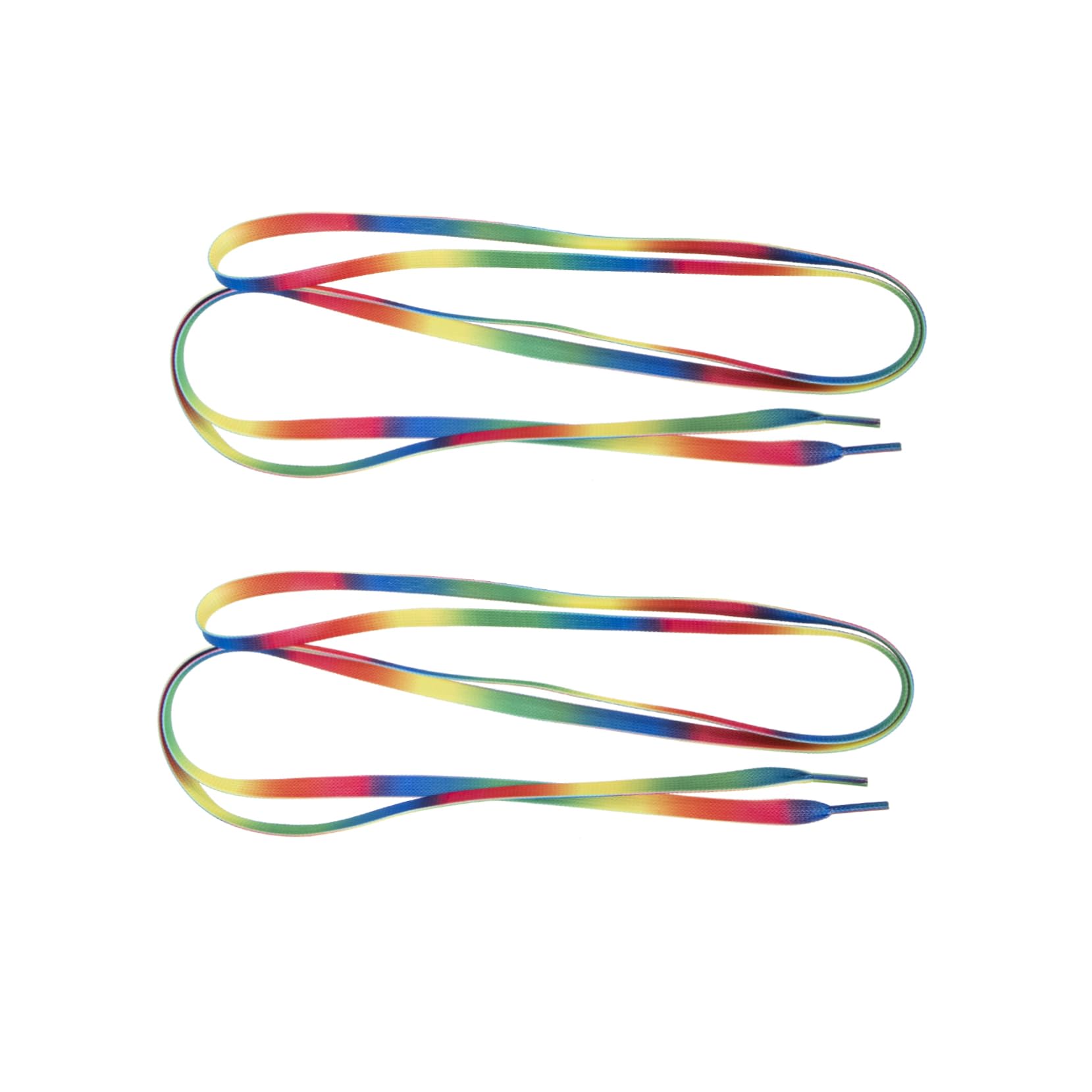 TINEASUR Polyester Ski Shoestrings 1 Pair of Universal Shoelaces 1.8m Length for Roller Skates and Sneakers