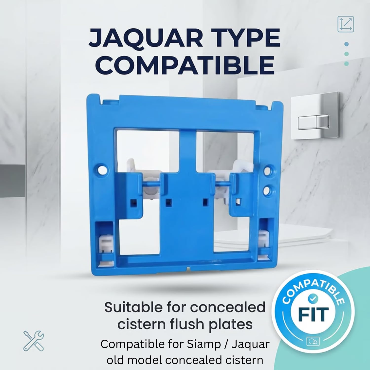 Replace Jaquar Flush Plate Back Frame - FREE SHIPPING -4