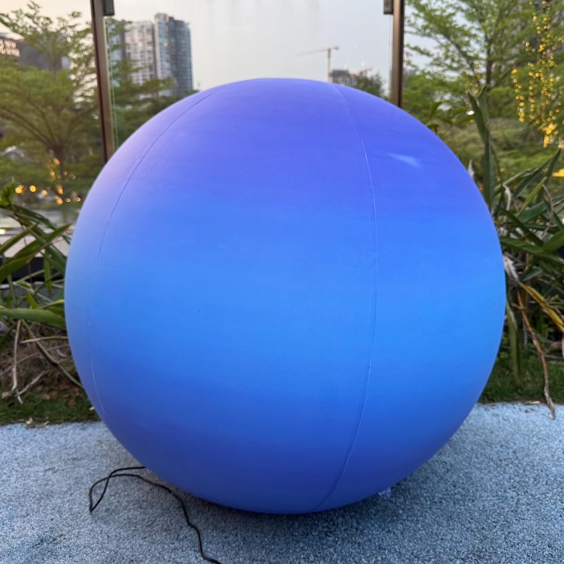 Photo 1 of 40'' Inflatable Neptune, Inflatable Solar System LED Planet Balloon for Educational Institution/Planetarium/Store/Club Decoration