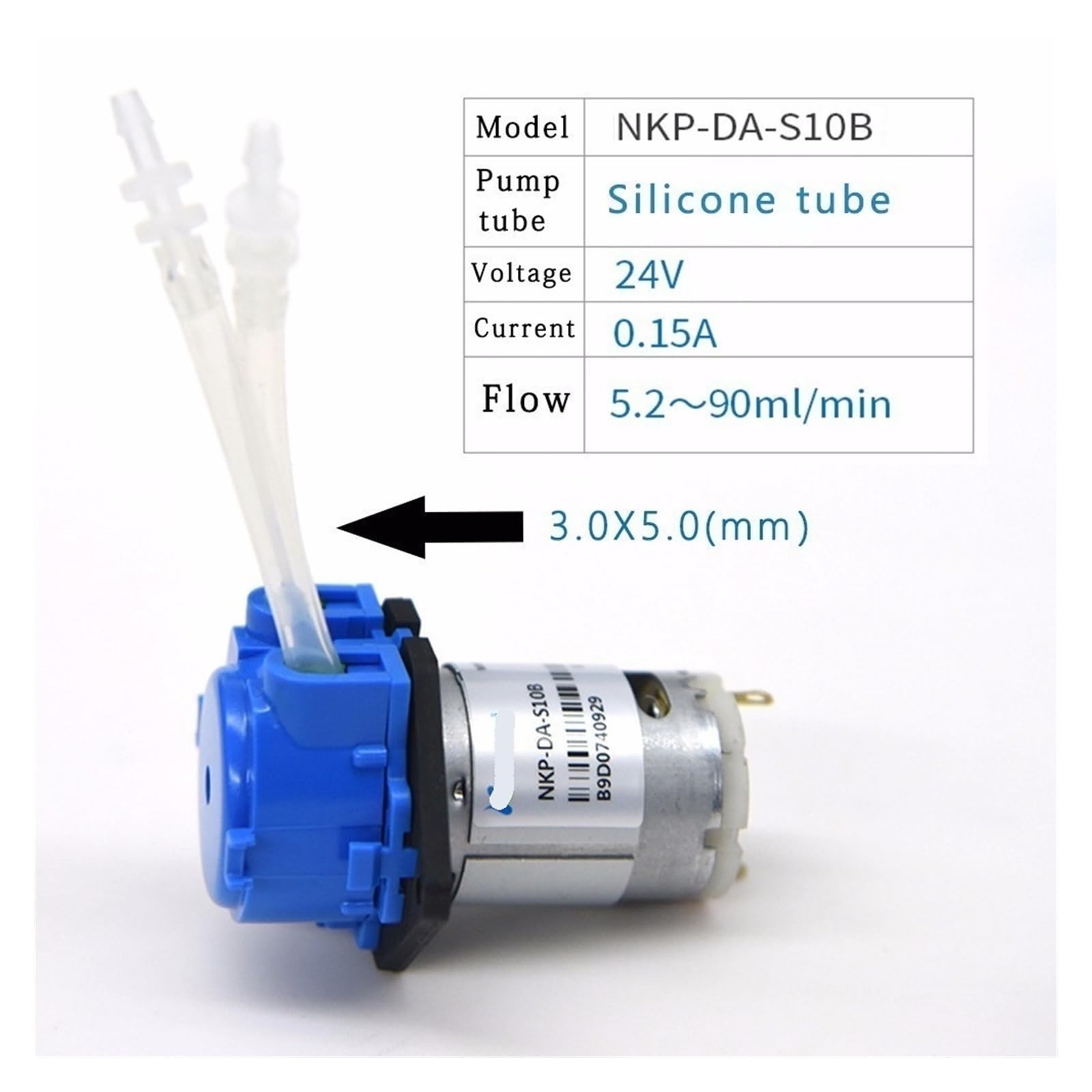Pompa perystaltyczna 12 V DC DIY Pomiar cieczy Nadaje się do akwarium