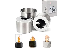 Tacklife Tabletop Fire Pit Insert for Warmer Gatherings