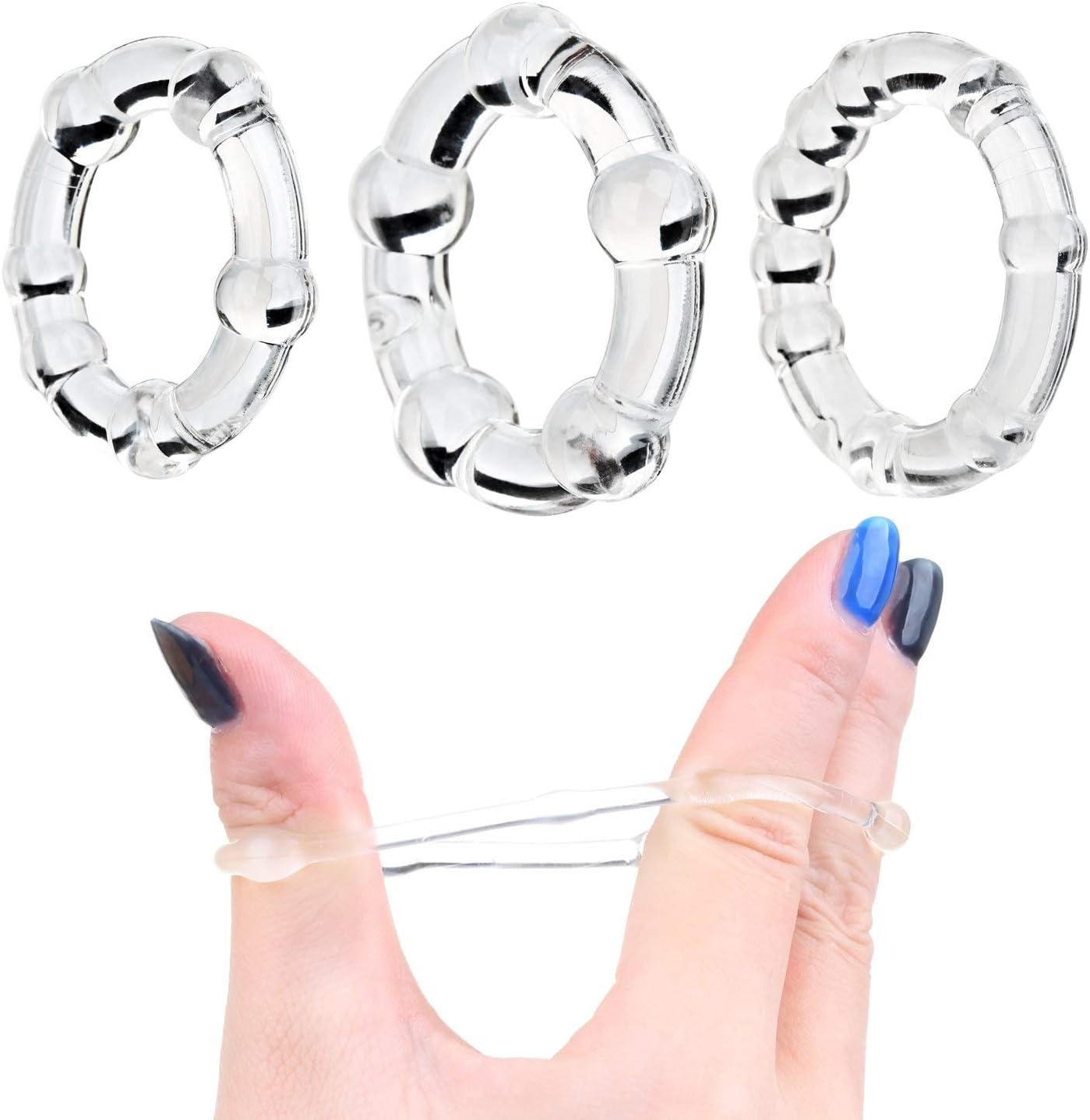 Exercise Bands Tools - Time Delay Perfect Premium Silicone Band Ring for Men 3T-6