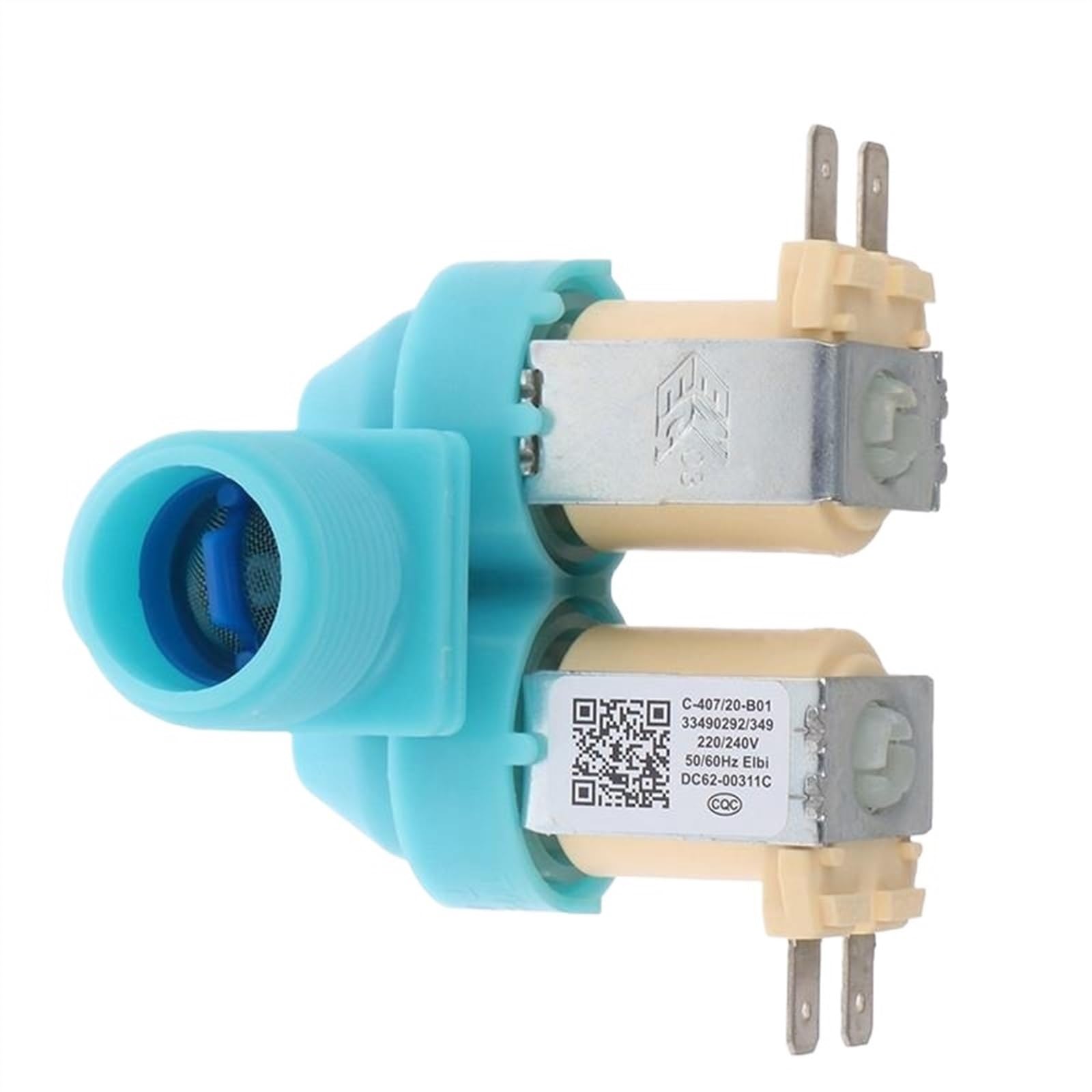 Cihatsln One Color 1 Water Inlet Solenoid Valve C-225/19-A01 Dc62-00311C Dual Head Water Inlet Valve For Washing Machine