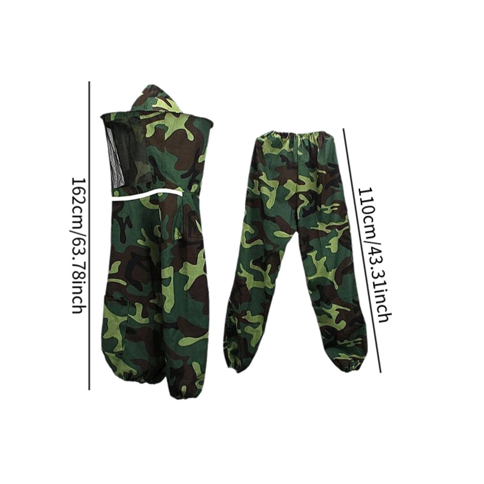 predolo Traje de Apicultor, Traje de Apicultor, Chaqueta Y Guantes de Apicultor Transpirables para Adultos