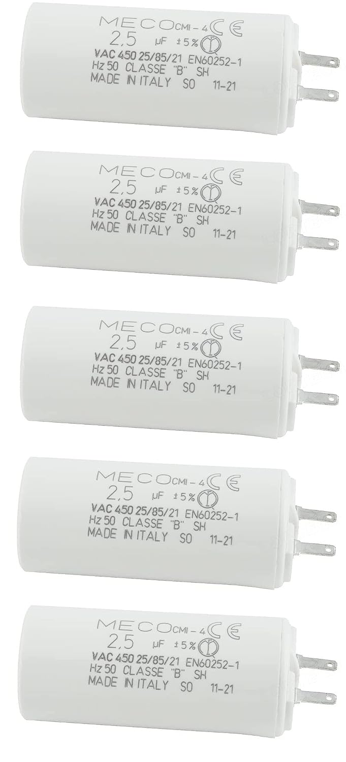 Kondensator 2,8µF für Rolladenmotor 6Nm 25x56mm Made in Italy CE & IMQ zertifiziert