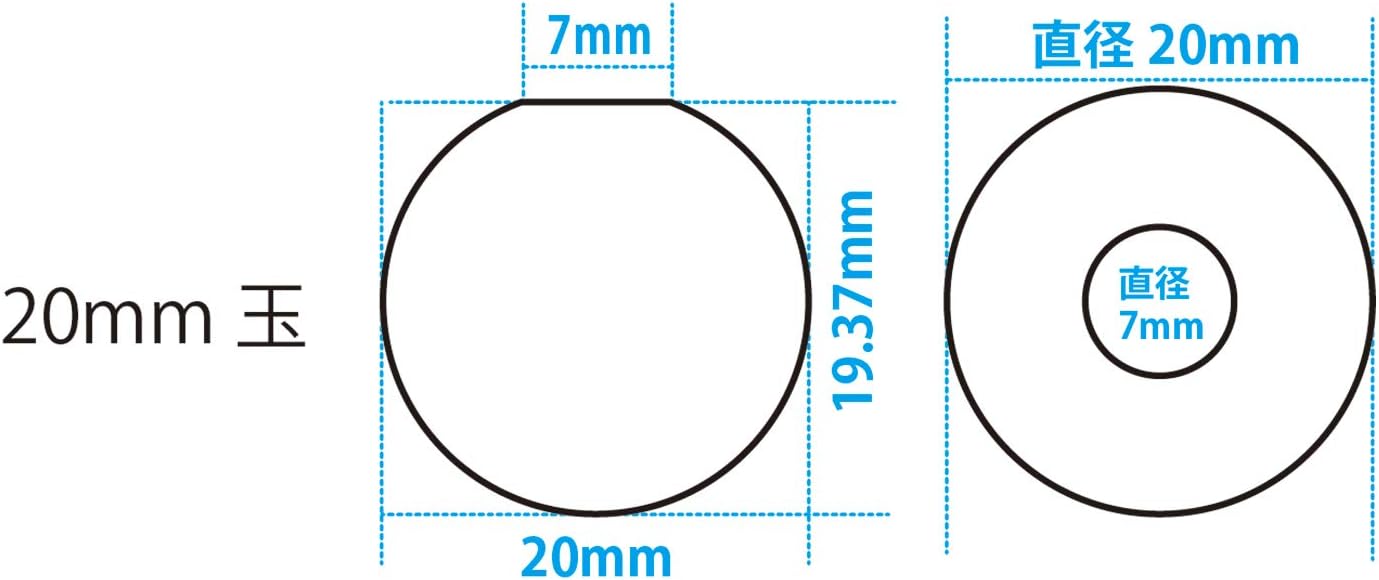 Padico Resin Tool, Silicone Mold, Sphere, 0.8 inches (20 mm) 403248