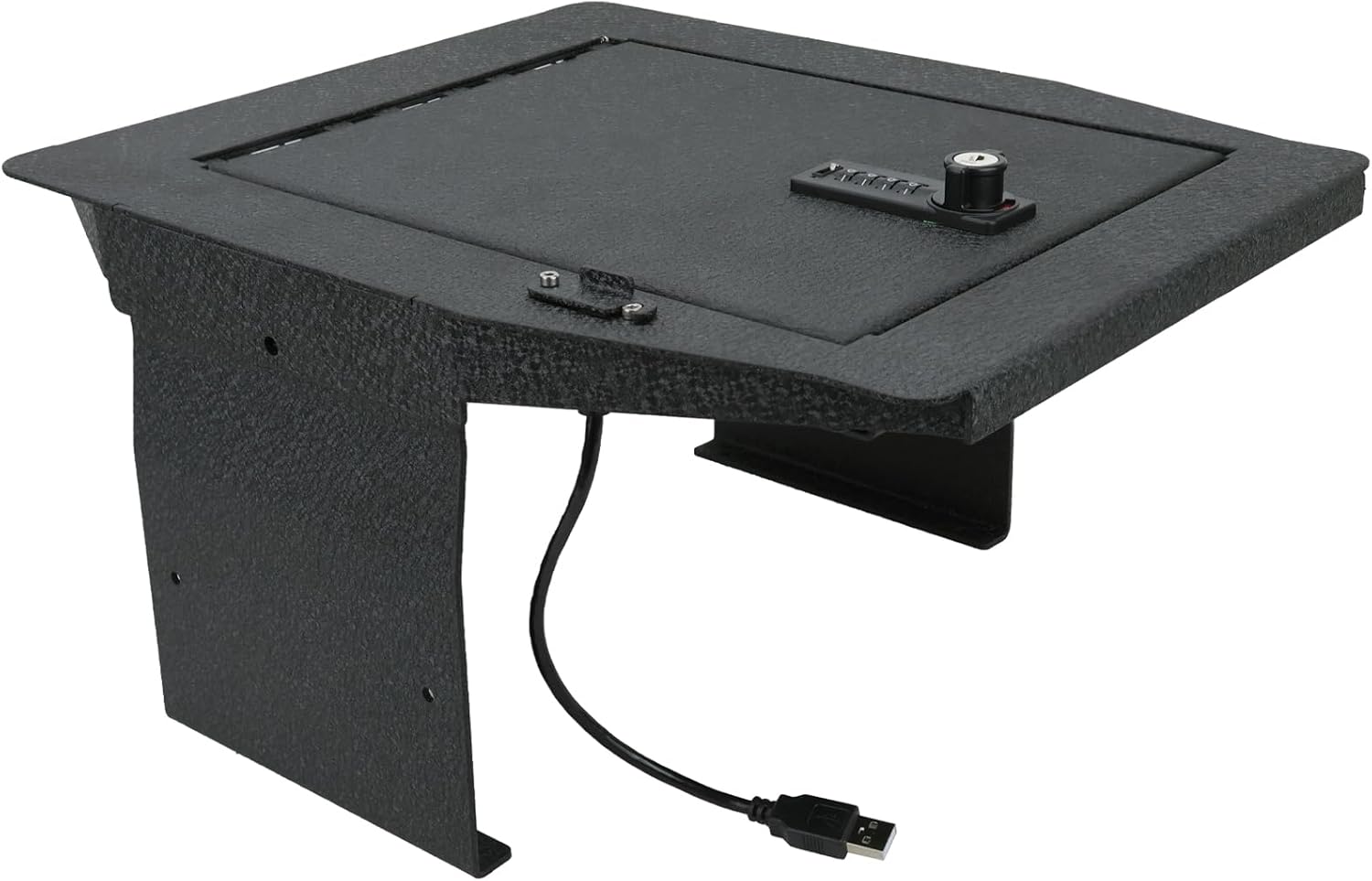 WASAI Center Console Safe Vault for Car, Premium In-vehicle Console Gun Vault Lockbox Compatible with 2015-2020 Ford F150 2017-2023 Ford Super Duty, and 2018-2022 Ford Expedition, 4-Digit Lock.
