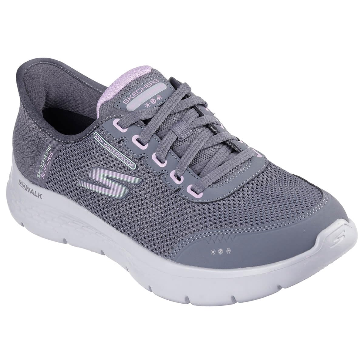 Skechers Women's GO Walk Flex Sneaker, Charcoal, 7.5 UK