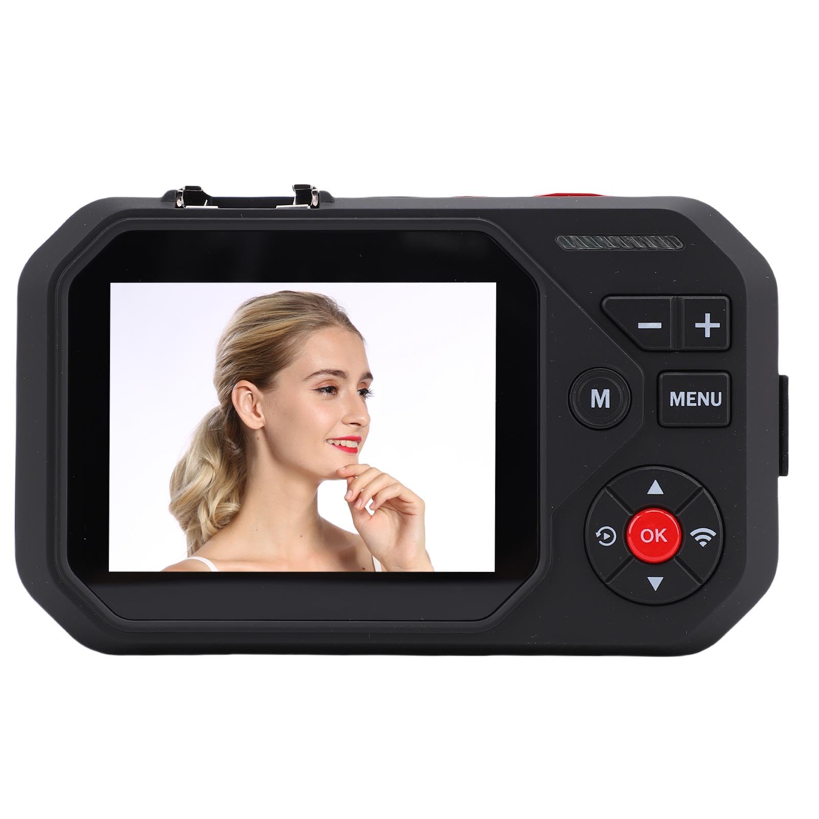 48MP HD 16x Zoom Autofocus WiFi Fotocamera Digitale con Schermo a Colori 2.8 Pollici per Fotografia, Obiettivo Ottico, Sistema di Zoom Digitale 16x, Schermo Display a Colori (Nero)