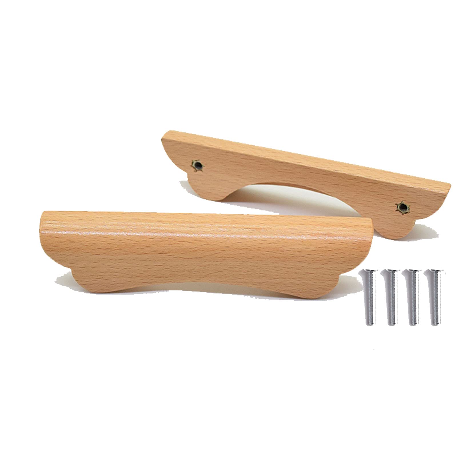 Poignées de meuble de cuisine en bois pour rafraîchir l'ambiance de votre maison