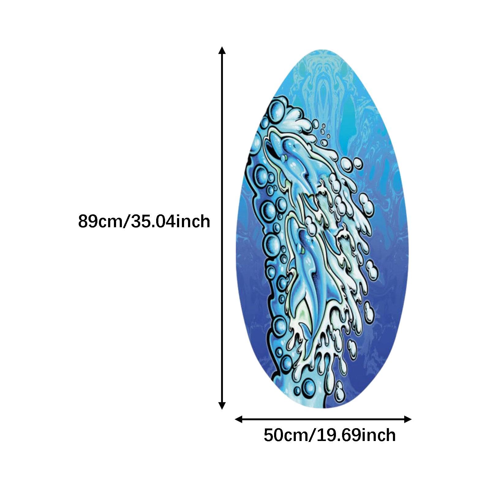 Skimboard Strand Surfbrett Holz Strandbrett Wasserbrett für Kinder Jugendliche Erwachsene Freizeitaktivitäten Outdoor