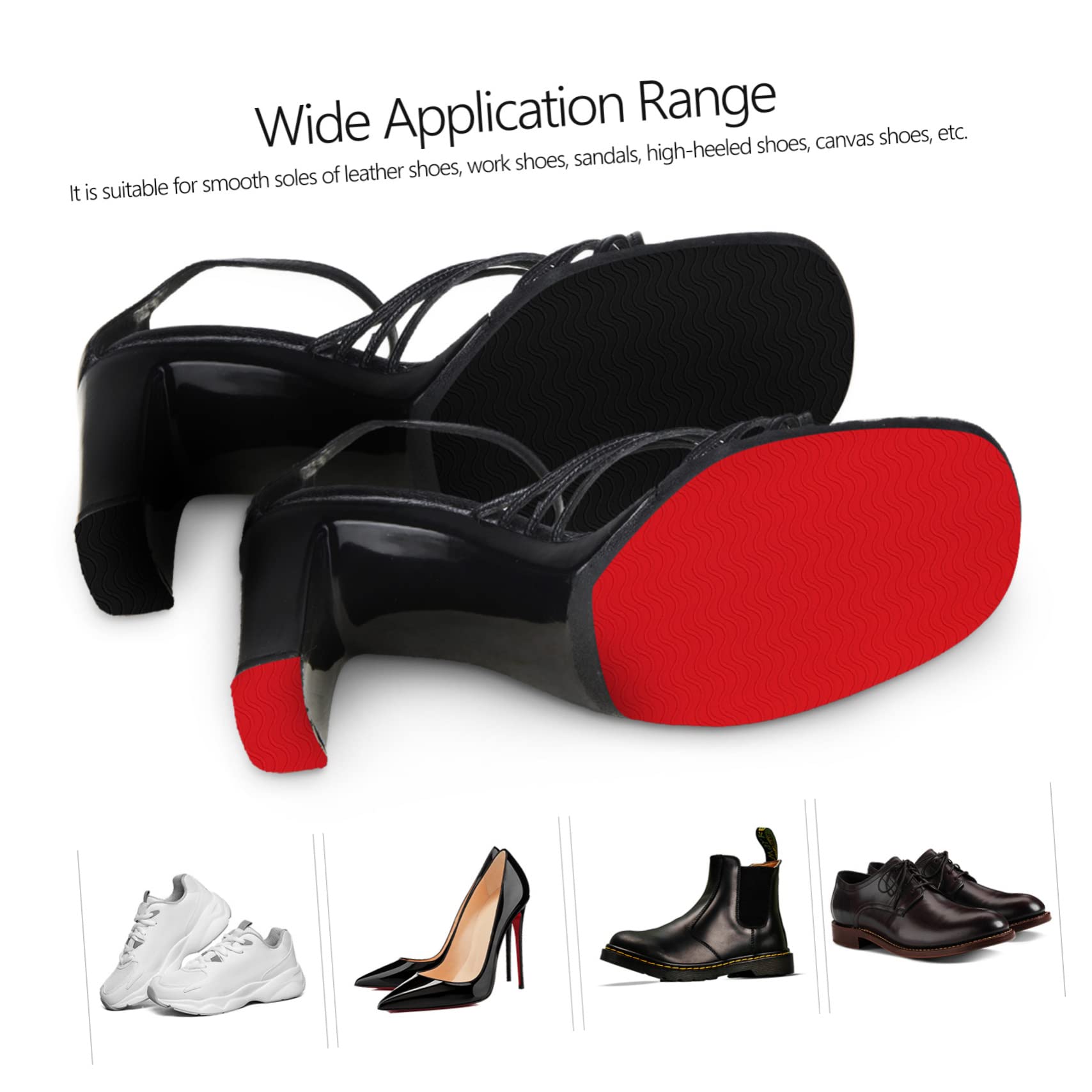 2 Sätze Schuhsohlen Schützer Selbstklebende Grips Für High Heels Rutschfeste Gummipads Rutsch Film Für Sportschuhe Geräuschreduzierung 4 Stücke * 2