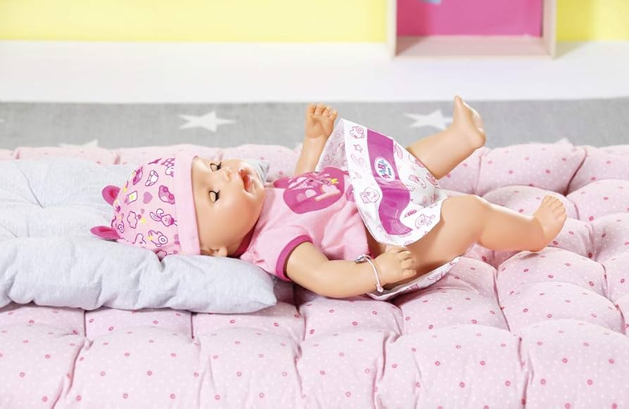 BABY Born Nappies For 43 Cm Doll - Easy For Small Hands, Creative Play