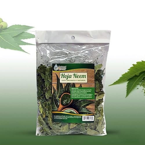 Hoja Neem HerbalTea 4 oz-113g Hojas de Neem Mexicanas que apoyan la piel, el sistema inmunológico y el hígado