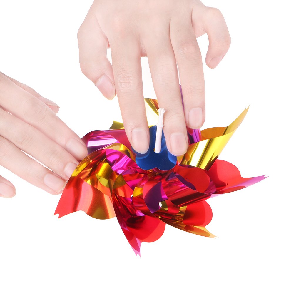Wind Spinner 21 Zoll (53 Cm) – Süße Tier-Figuren Für Garten, Bunt, Wetterfest, Einfach Zu Installieren