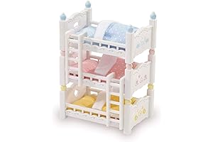 Adorable Calico Kitten Bunk Beds for Dollhouse Fun
