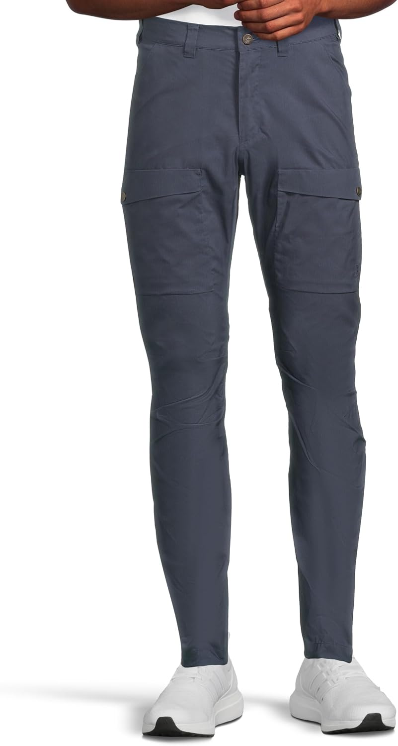 Fjällräven Abisko Hybrid Trail Men's Trekking Trousers - Reinforced Areas, Stretch, Durable Fabric - Hiking, Trekking