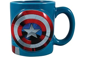 Vandor Marvel Coffee Mug: Captain America's Shield