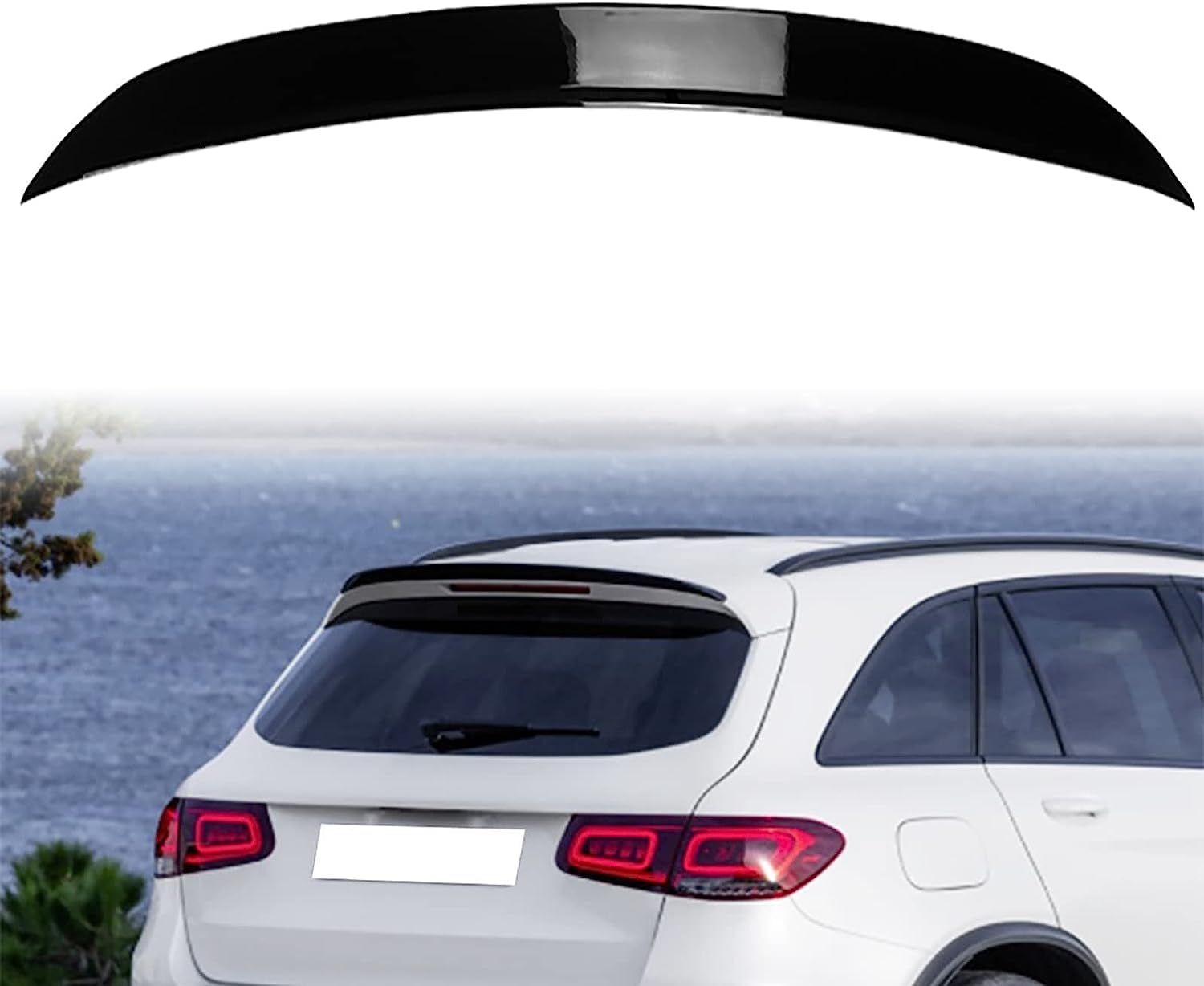 Car Rear Spoilers for Benz X253 Glc Class 2016-2020,Trunk Tail Wing Roof Window Top Fin Lip Splitter Diffuser Body Styling Fittings