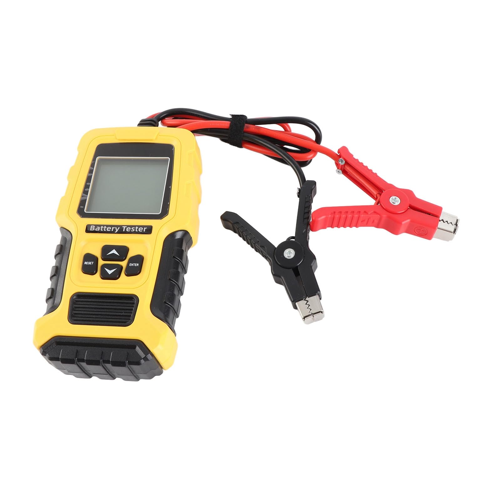 SIXRUN Tester Batteria per Auto, Dispositivo di Test Batteria con Tecnologia di Conduttanza per Batterie 12V 24V, Display Digitale Controllo Resistenza Interna Tensione Rapida per Tecnici di Auto e
