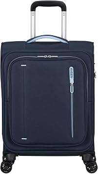 American Tourister Trolley Cloudrider Spinner TSA Sky Navy Dark Blue 55cm