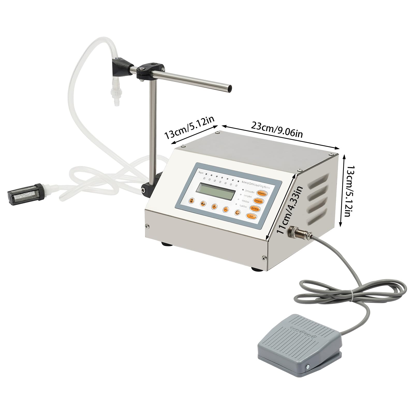 Membranpumpe CNC Flüssigkeitsfüllmaschine EU-Standard 220V FLüSSIGE FüLLMASCHINE PUMP Abfüllmaschine Abfüllanlage Abfüller