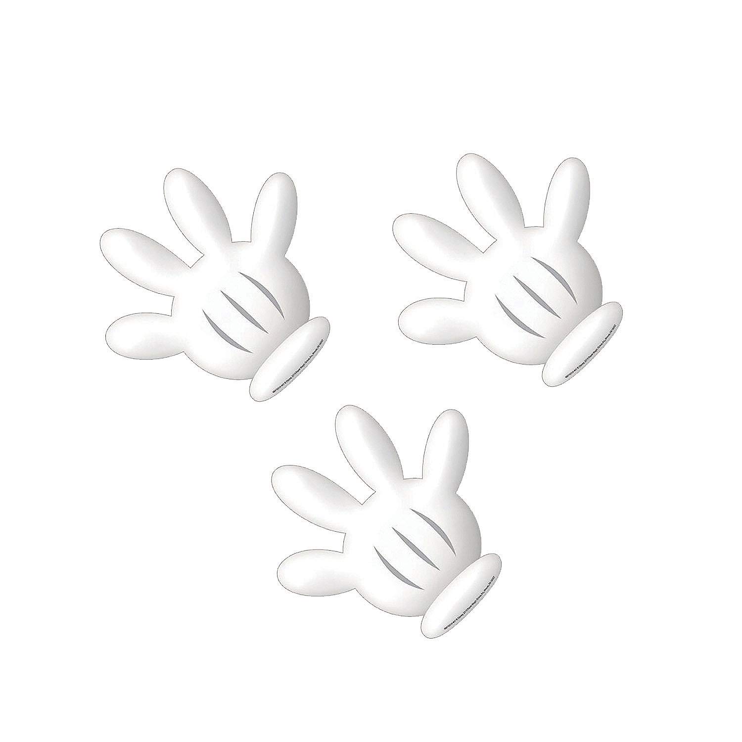 Mickey Mouse Hand Cutouts - 36 Pieces - Educational and Learning Activities for Kids