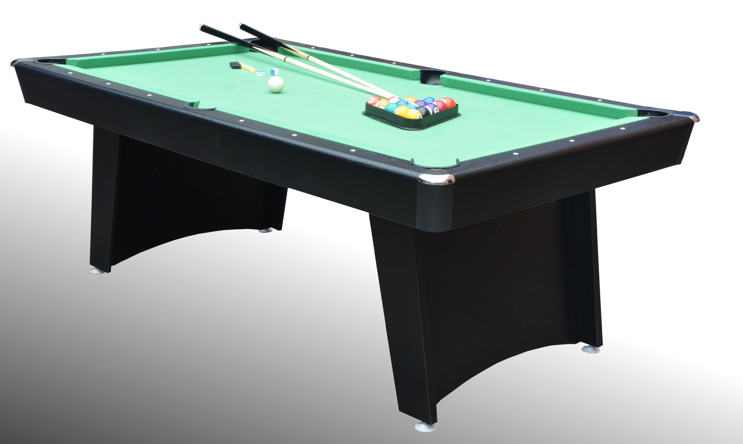 Tavolo da Biliardo Scorpione - Disponibile in Dimensioni Regolamentari 214 cm e 243 cm - Panno Verde Professionale e Accessori Completi