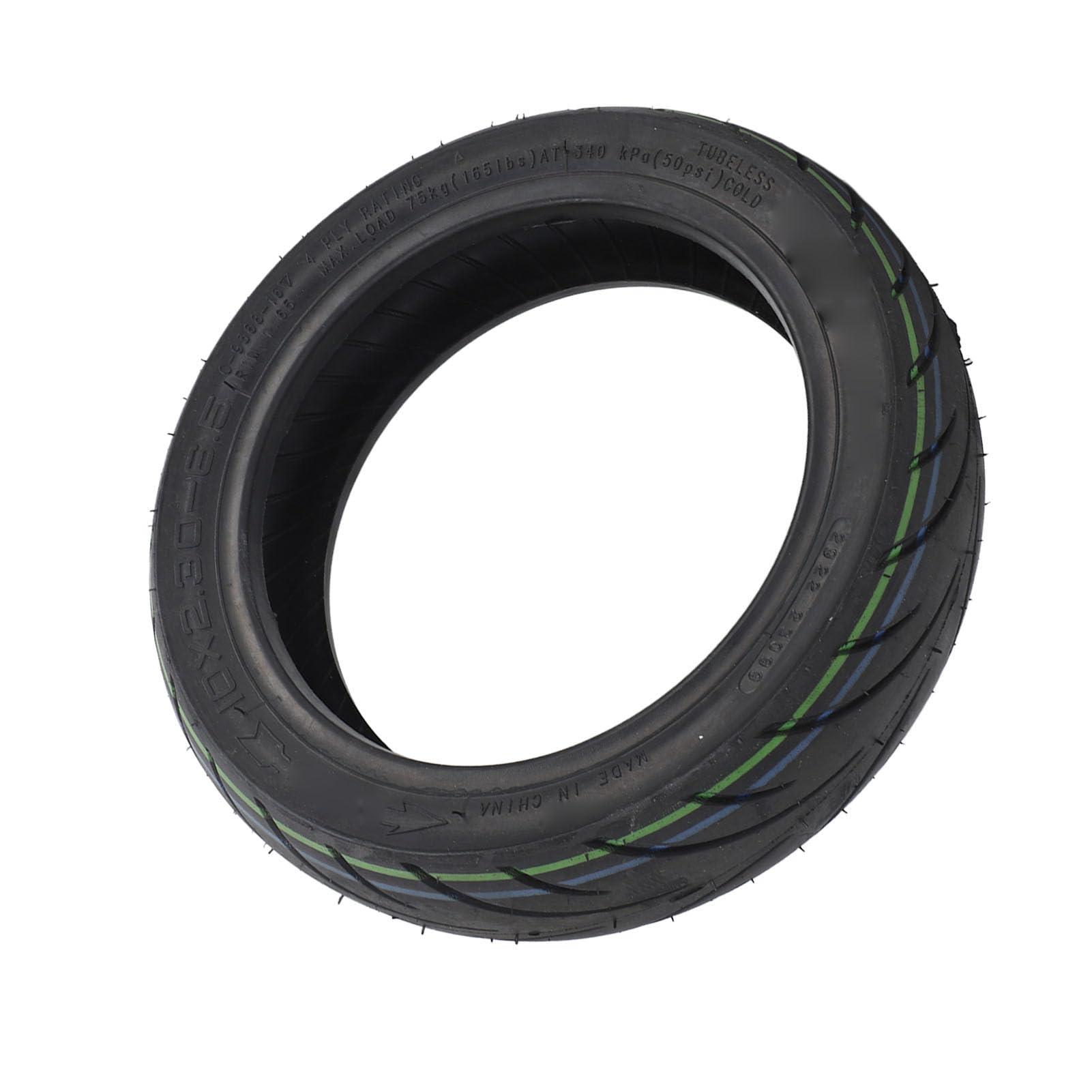 Jauarta 10x2.30?6.5 Electric Scooter Tubeless Tire 10 Inch Rubber Explosion Proof Outer Tire Replacement for NIU KQI 2 KickScooter
