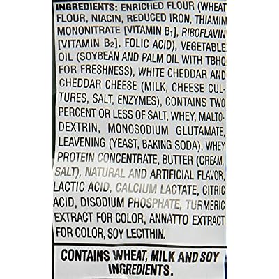 CHEEZ-IT Baked Snack Crackers, White Cheddar Crackers, 1.5-Ounce Units (Pack of 60)