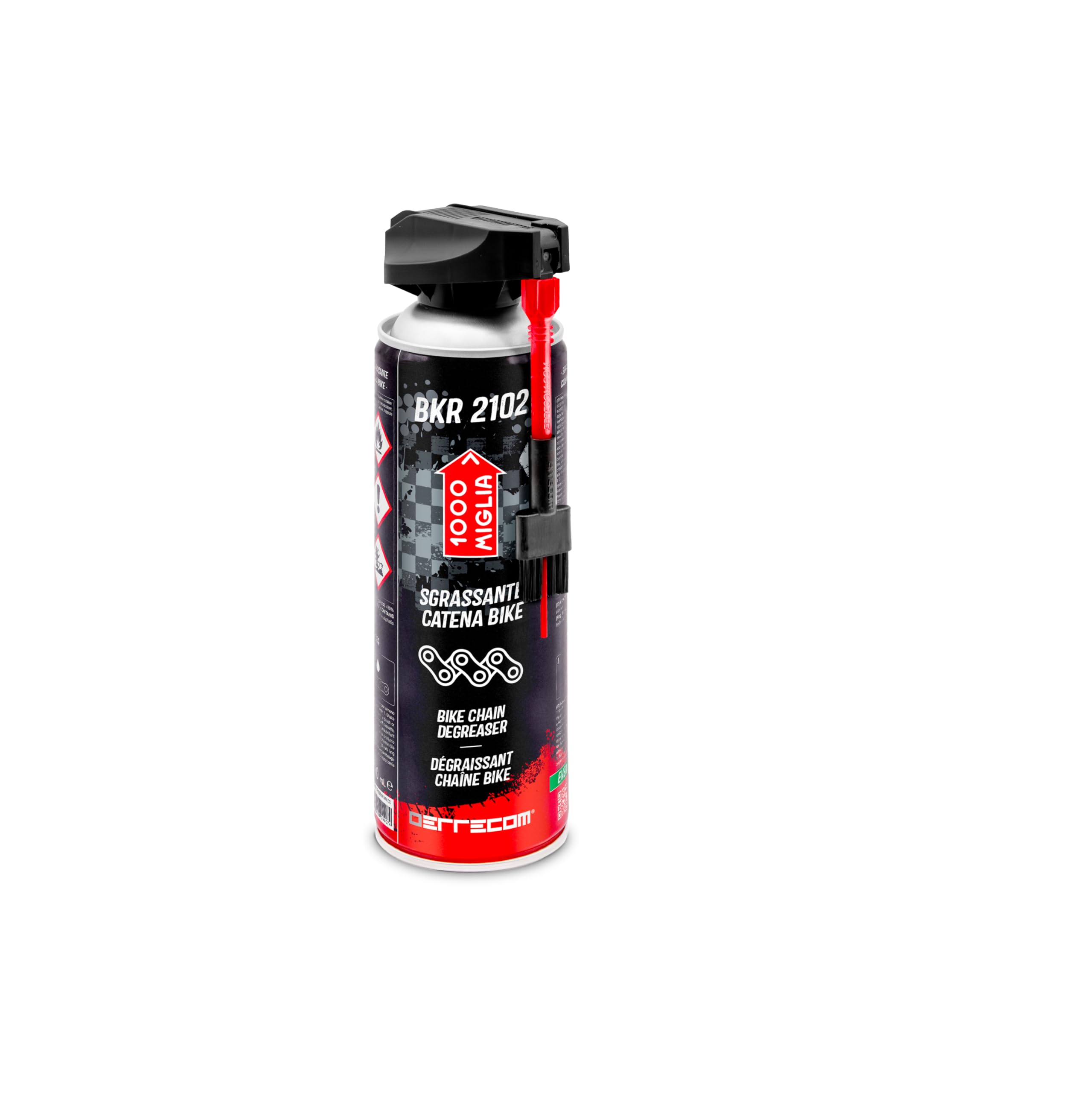Errecom 1000 Miglia BKR 2102 Bike and Motorbike Chain Degreaser Spray, 500 ml Aerosol Can