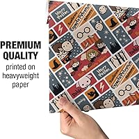 Vista 5 de GRAPHICS & MORE Rollos de papel de regalo con diseño de Chibi de Harry Potter