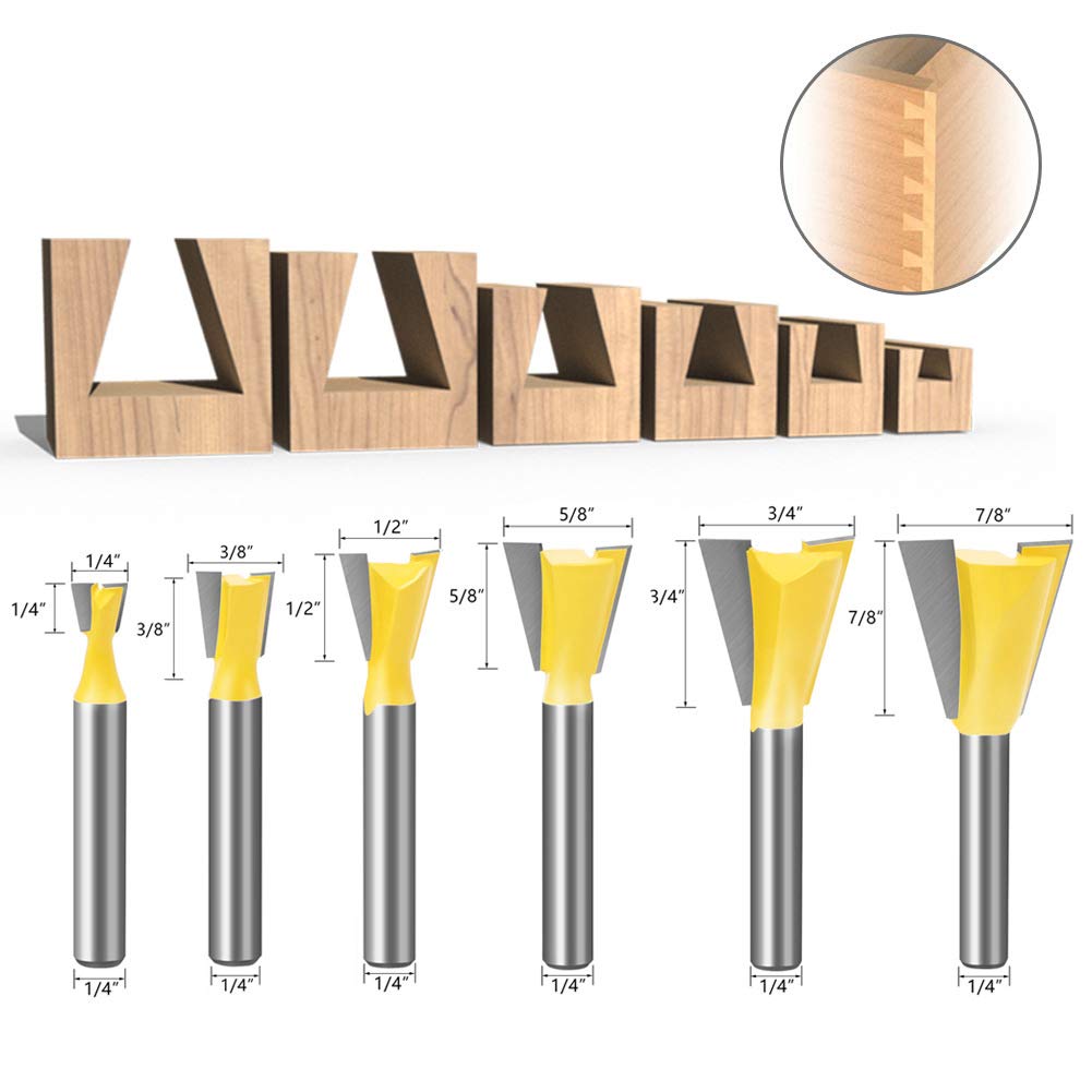 Set Di Taglierina Di Fresatura Hm. 15 Pezzi. Diametro: 1/4 Albero | Leroy Merlin - Foto 2