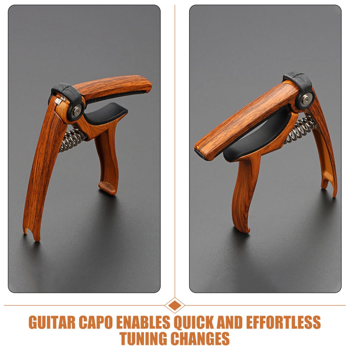 Guitarra y Eléctrica Capo de Compacto y Ligero Afinación Rápida Músicos
