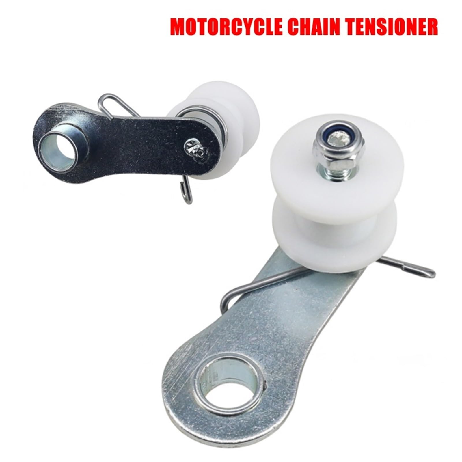 Tensor de rodillo de cadena resistente con resorte Dirt Pit Mini Bike Moto Accesorios
