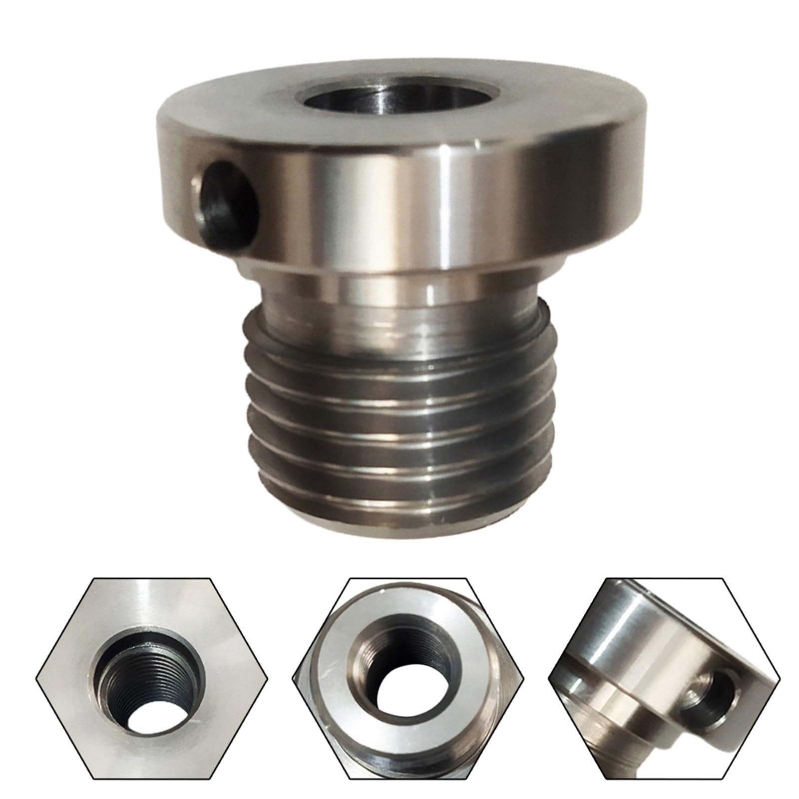 Adattatore Per Mandrino Tornio Legno - Filettatura 18mm/25mm/33mm Per Utensili Elettrici