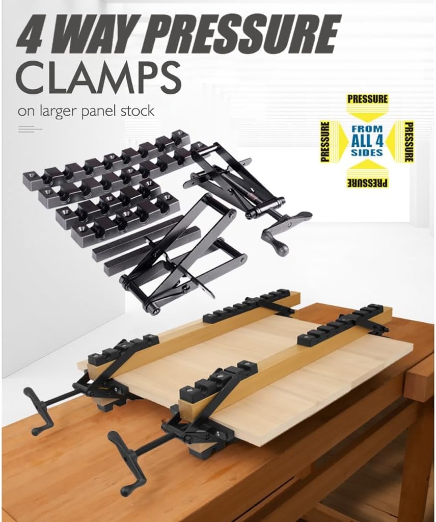 Woodworking Supply 4 Way Pressure Clamps for Clamping Panel Pressure