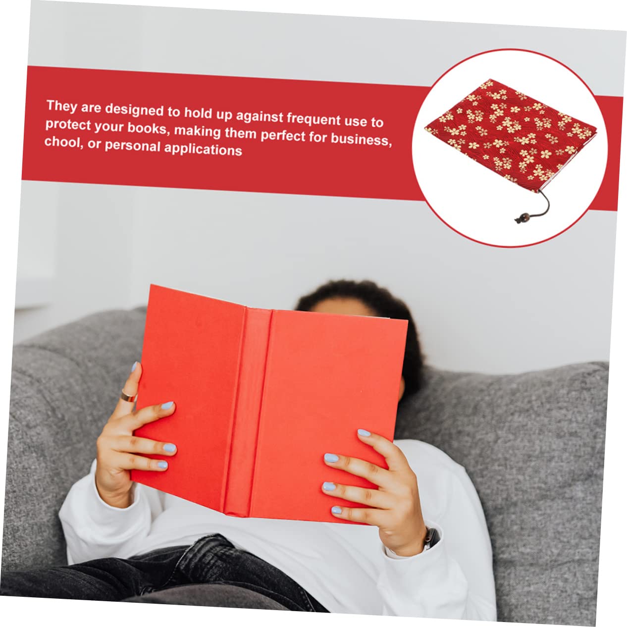 SHINEOFI 4 Pezzi Robusta Custodia Protettiva Per Libri Copertina Per Libri Fatta A Mano Per Uso Scolastico Aziendale E Personale