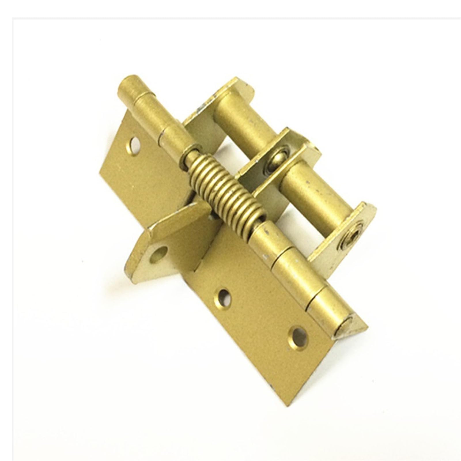Shundeed Gold 2Pcs Positioning Hinges, Spring Self-Closing Hidden Door Hinges, Used For Connecting Hardware Of Window Cabinet Furniture.(Gold)