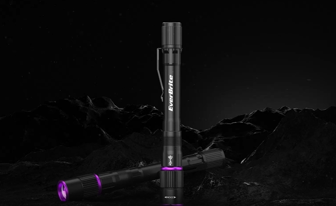 EverBrite Rechargeable Pen Flashlight with UV Light and White