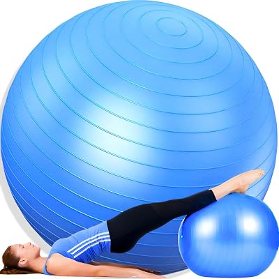 Bola de Pilates 55 cm, Suporta 200 kg
