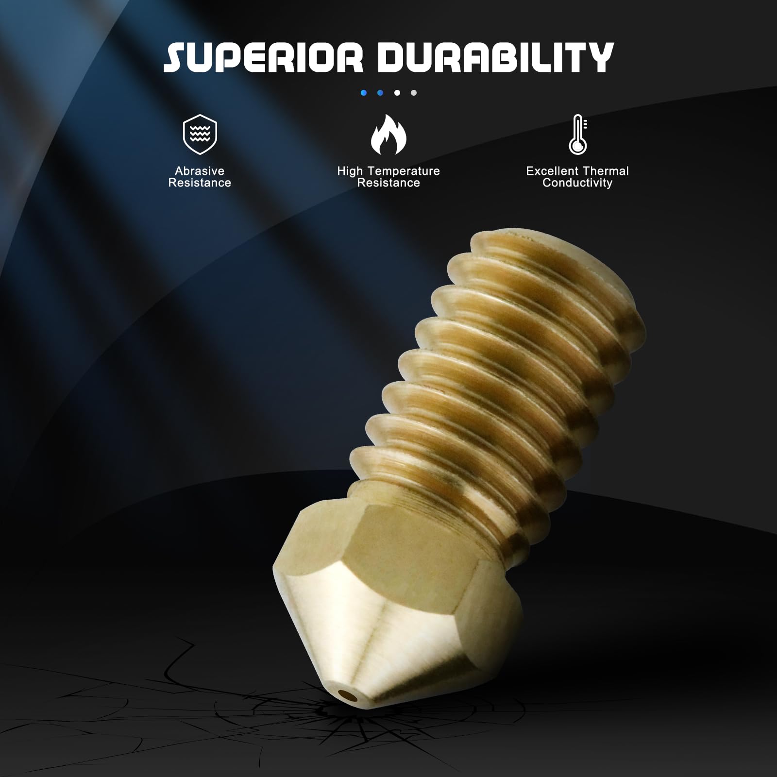 Amazon.co.jp: 2個 0.2mm バンブノズル用、アップグレード 500℃ 高温耐