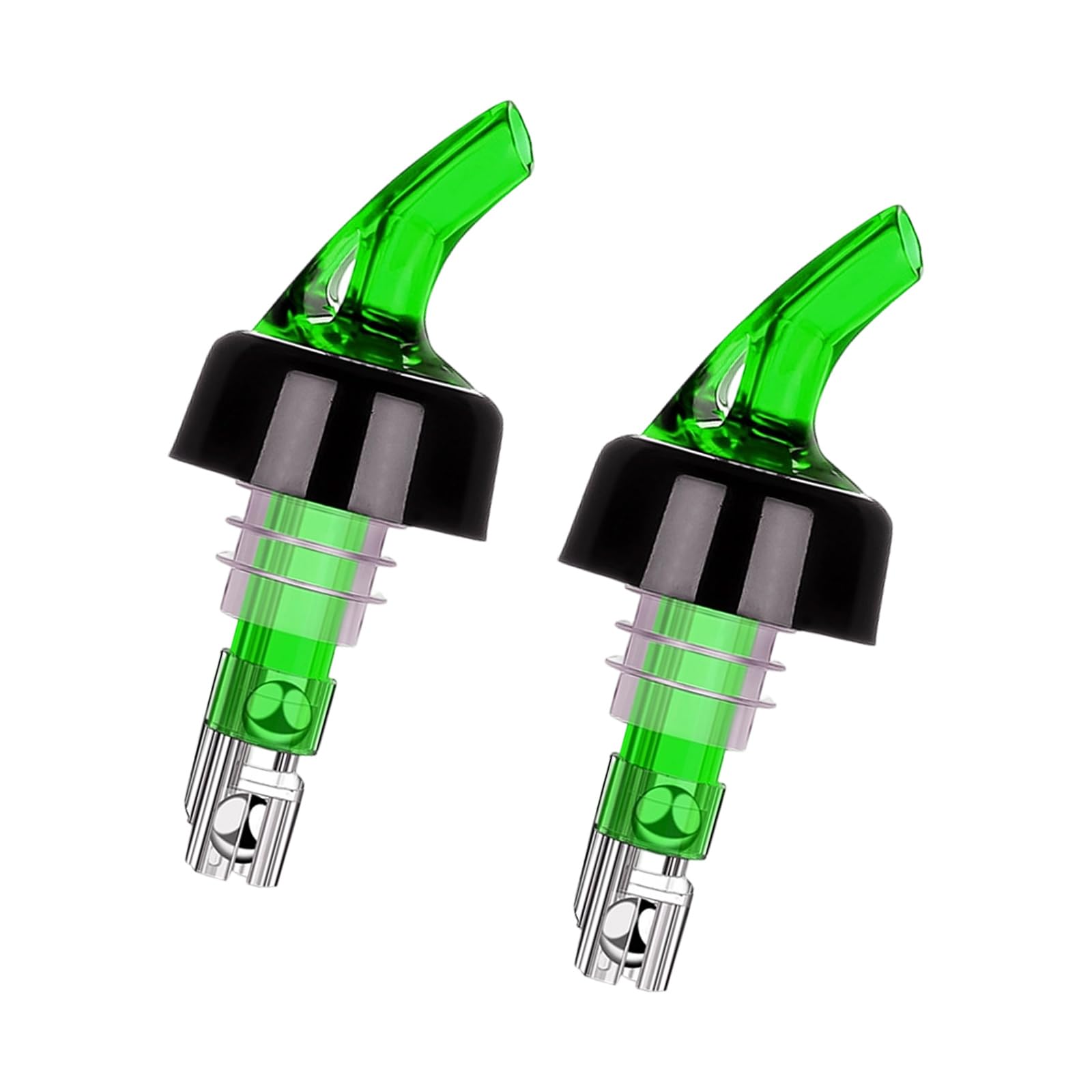 YROHGKPN 2PCS Wine Pour Nozzles Bottle Pourer 45ml Automatic Measuring Beverage Dispensing Seal Cover for Accurate Cocktails Liquor Dispenser Nozzle