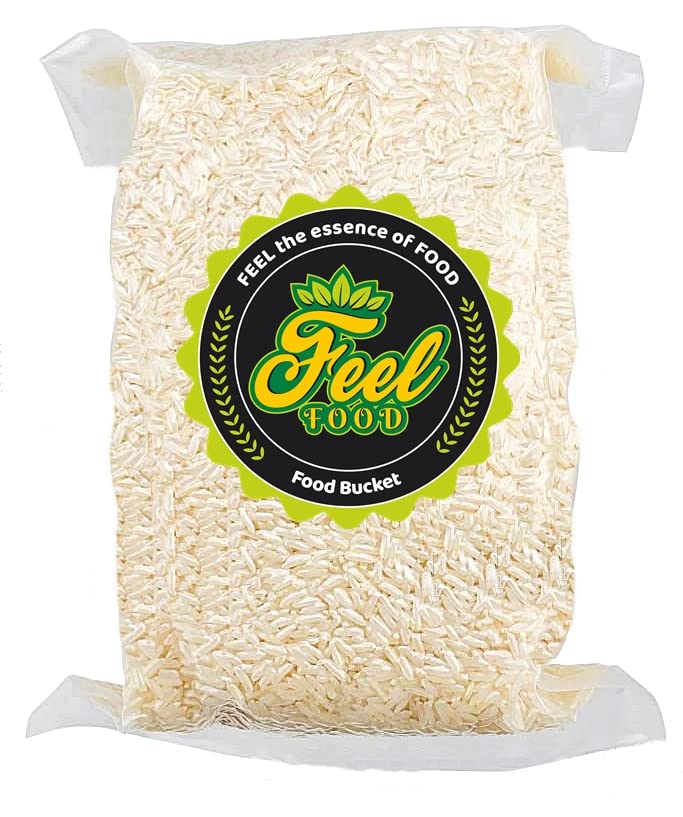 Feelfood Thai Jasmine Rice, 1kg(Vacuum pack), All Natural, Easy to Cook, Floral Fragrance, Aromatic And Delicious