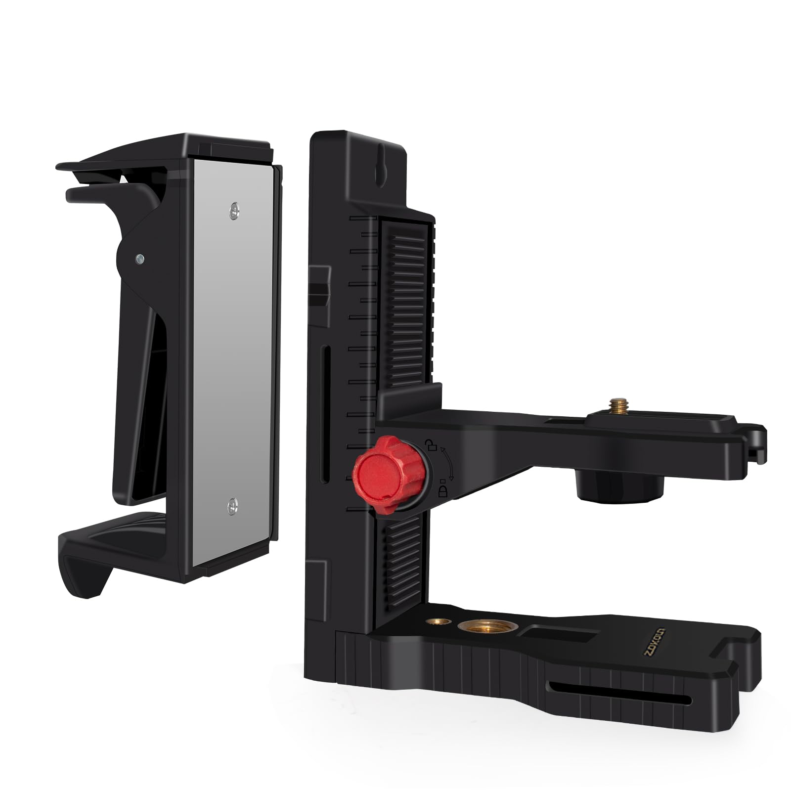 Level Bracket 360° Adjustable Laser Base Zokoun L-Shape Magnetic Laser Level Bracket ...