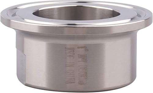 Miniatura 2 de DERNORD Tri abrazadera sanitaria de 3 pulgadas a trío hembra NPT de 1 pulgada (1 pulgada NPT hembra (3 pulgadas Tri-abrazadera))